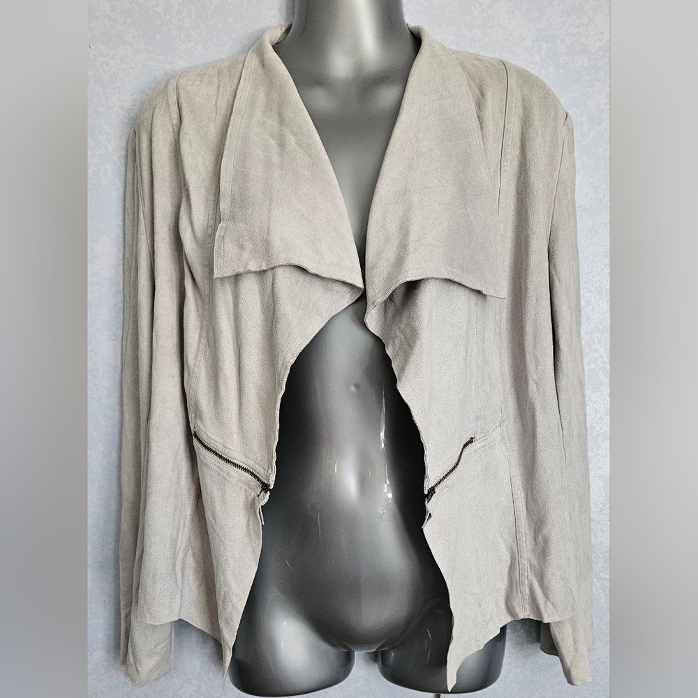 Peck & Peck Womens Suede Jacket L